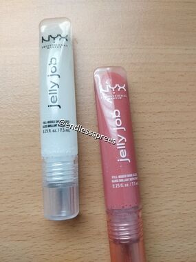 NYX Professional Makeup Jelly Job Lip Gloss in 12 Jelly Squeeze & 01 Just Jelly